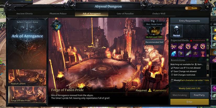 Lost Ark - Queueing Up For Forge Of Fallen Pride