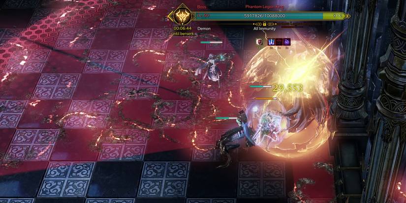 Lost Ark - The Phantom Legion King Using Its Stagger Check