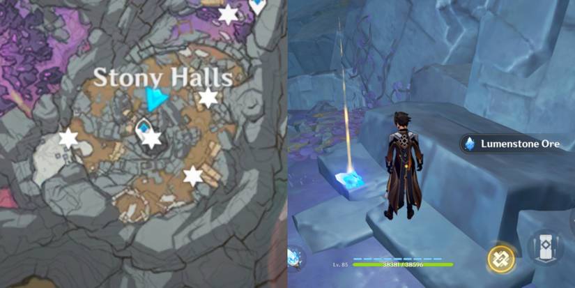 Lumenstone ore location in genshin impact