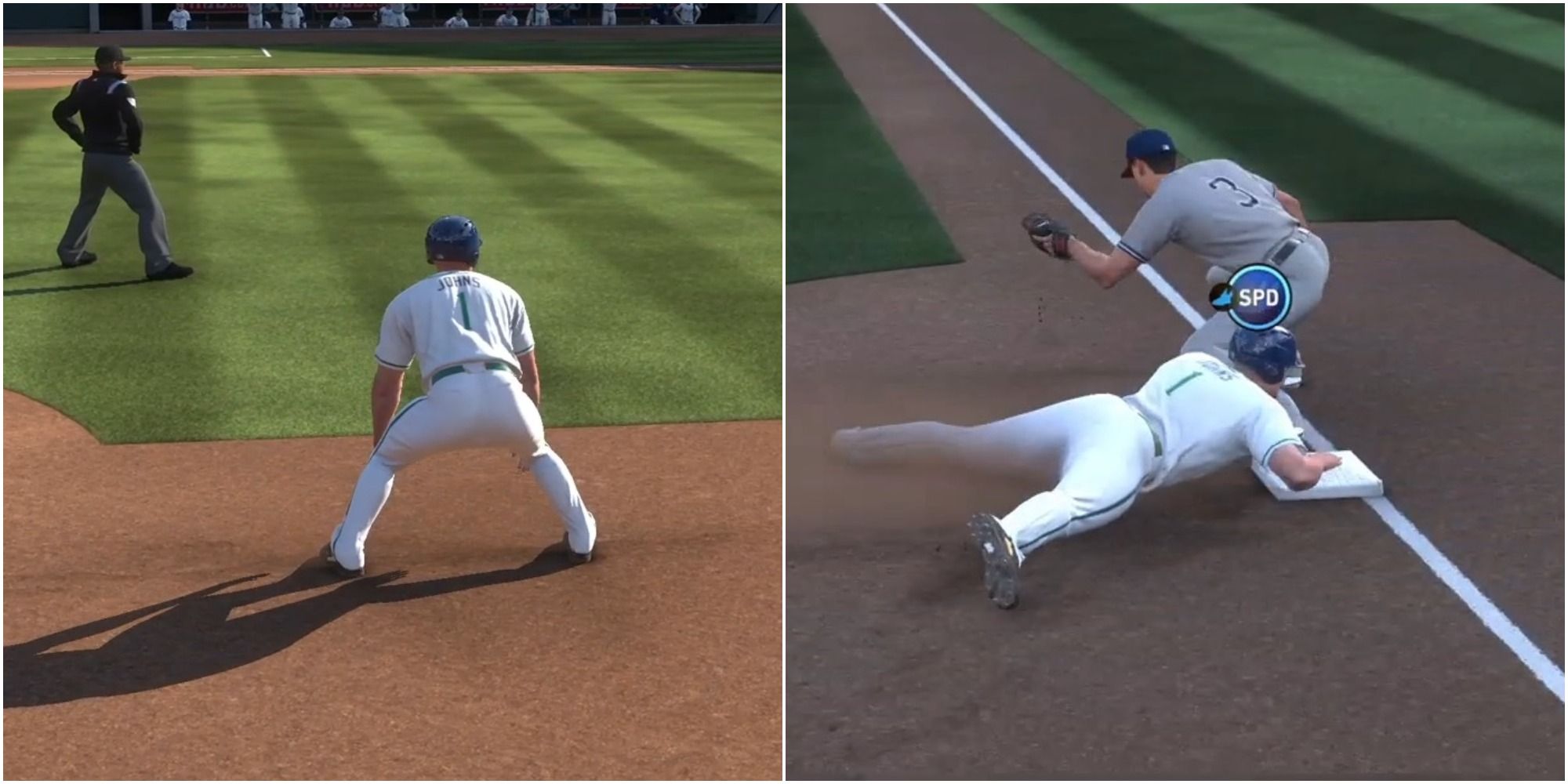 MLB The Show 22 Baserunning Settings Guide Collage