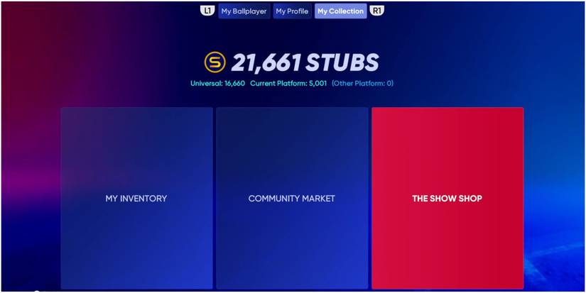 MLB The Show 22 Checking Out The Shop In The Inventory Menu