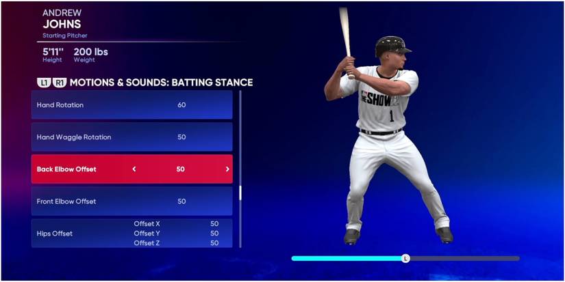 MLB The Show 22 Customizing A Batting Stance