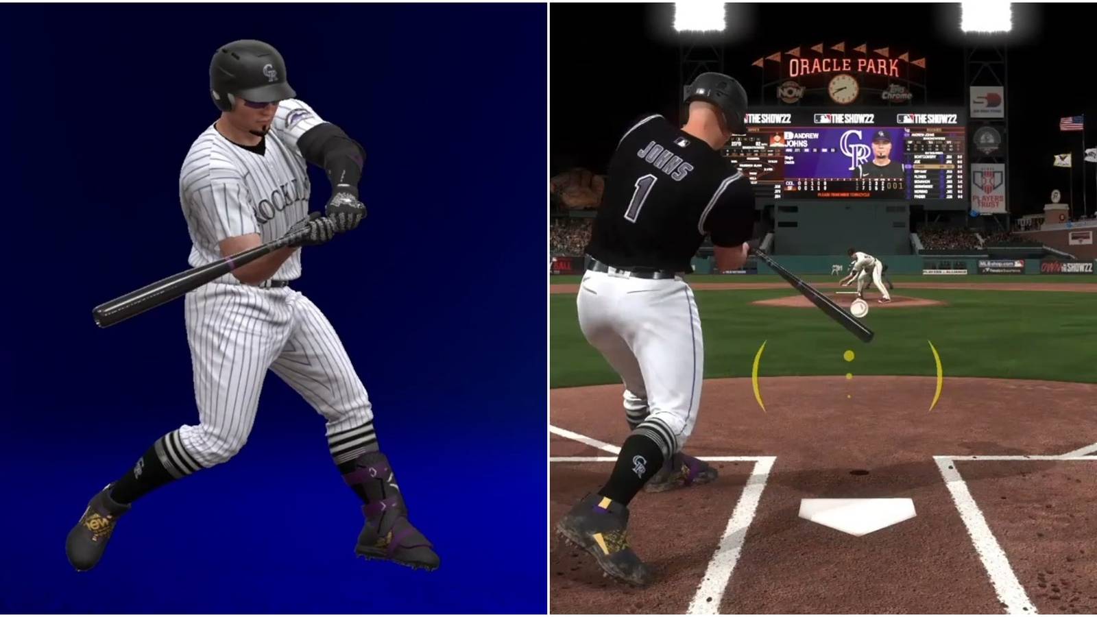 MLB The Show 22 Hitting Tips Collage