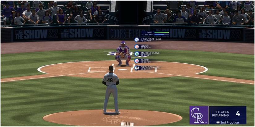 MLB The Show 22 Locating A Pitch With Classic Settings