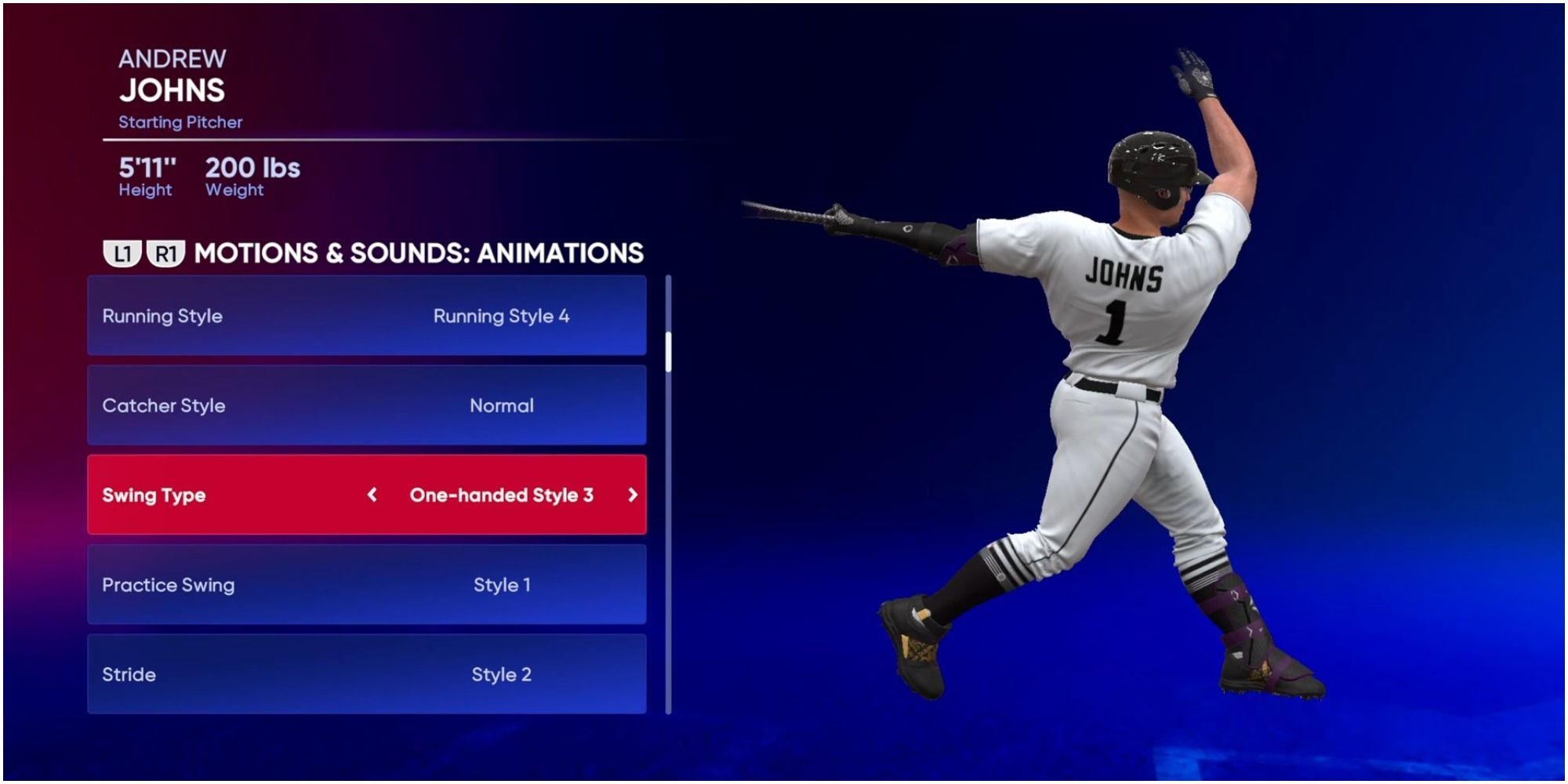 MLB The Show 22 Looking At The Third One Handed Swing