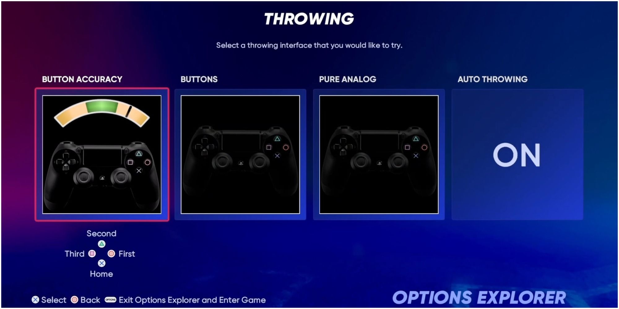 MLB The Show 22 Looking Over The Throwing Options