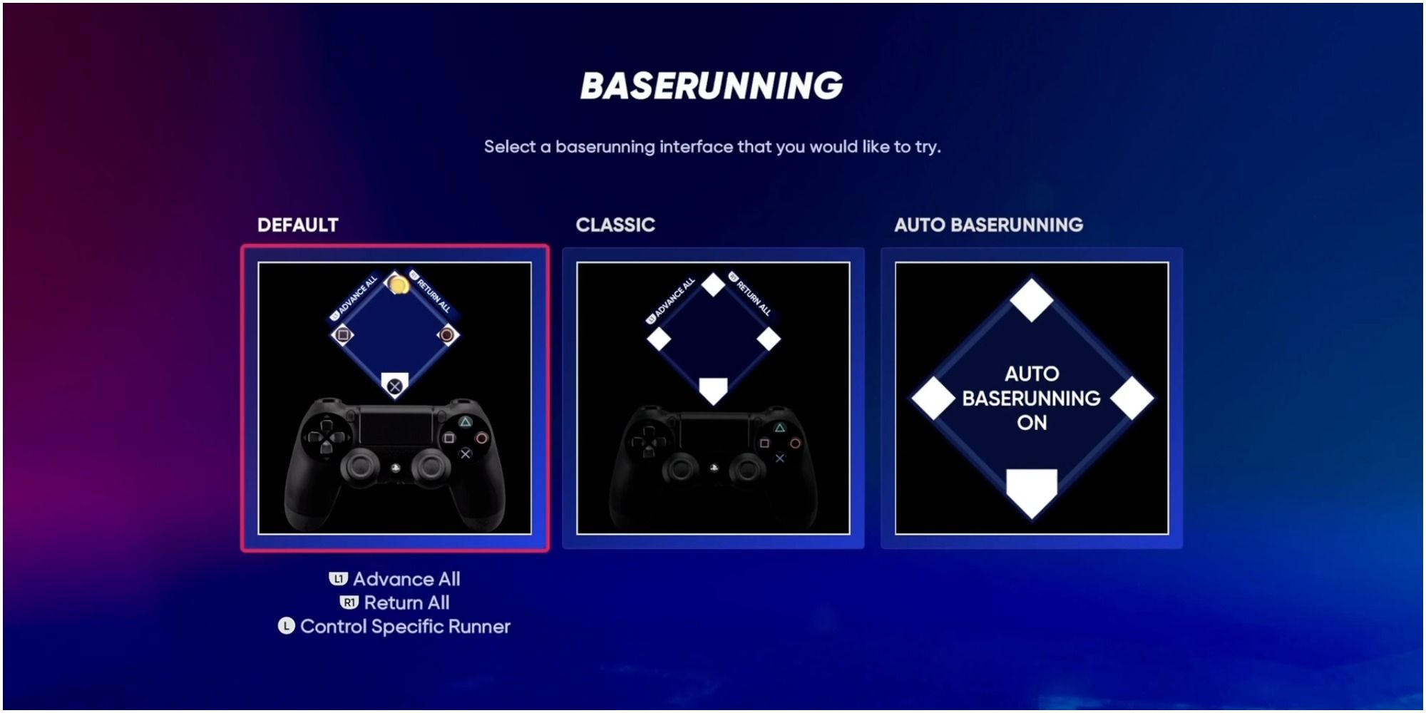 MLB The Show 22 Overviewing The Three Baserunning Settings