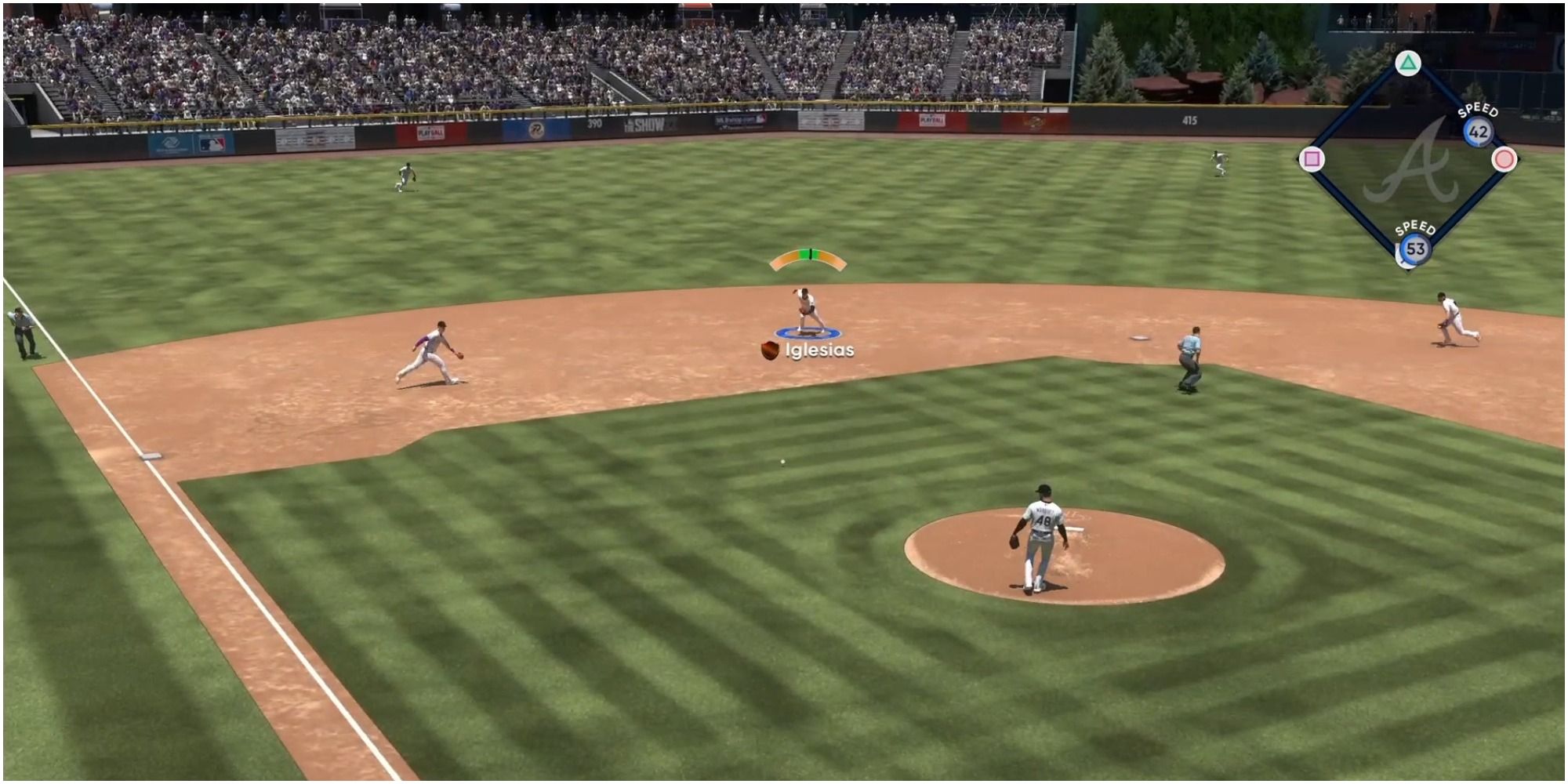 MLB The Show 22 Perfect Timing On A Button Accuracy Throw