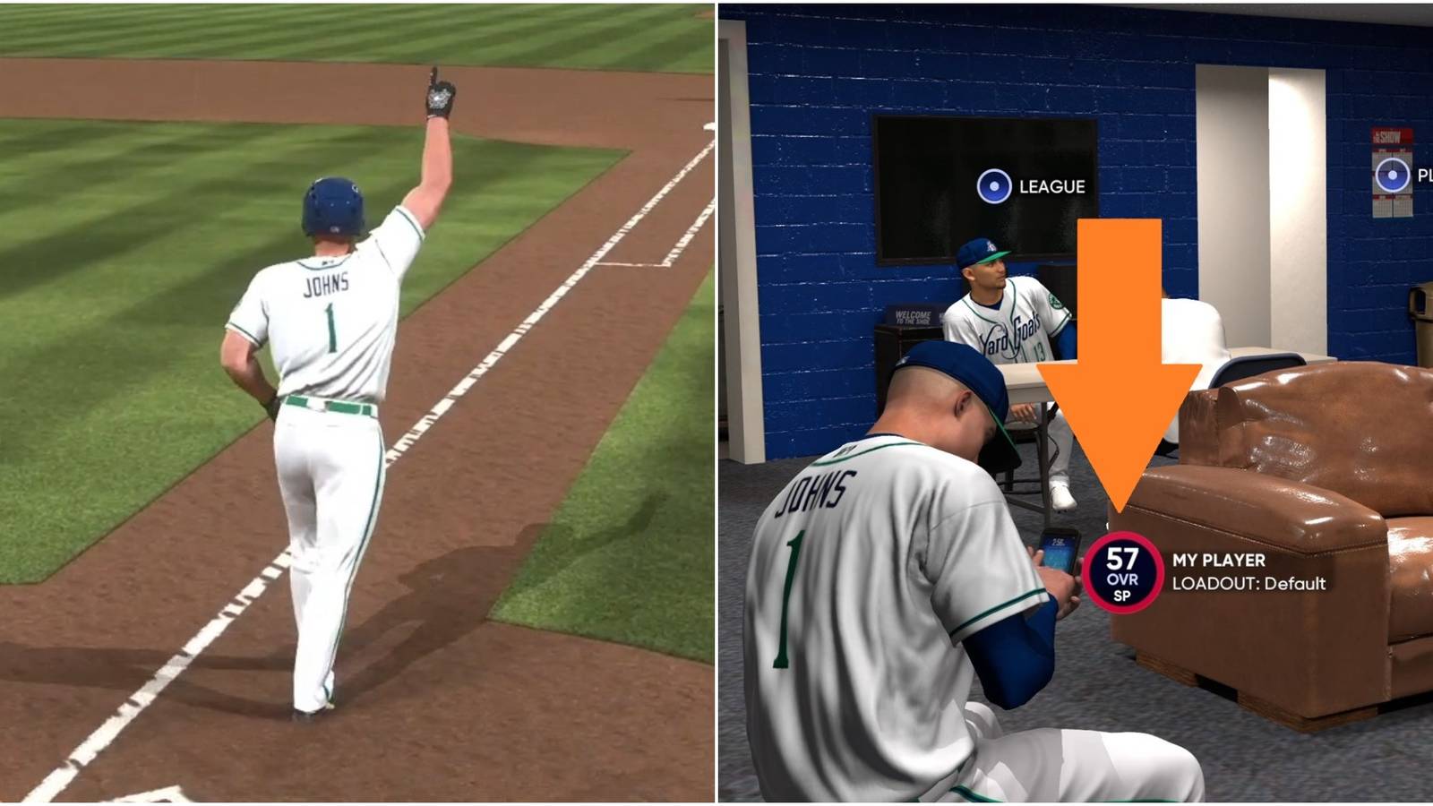 MLB The Show 22 RTTS Getting Called Up Collage
