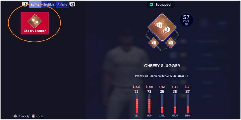 MLB The Show 22 Spotting The Given Archetype For The Player