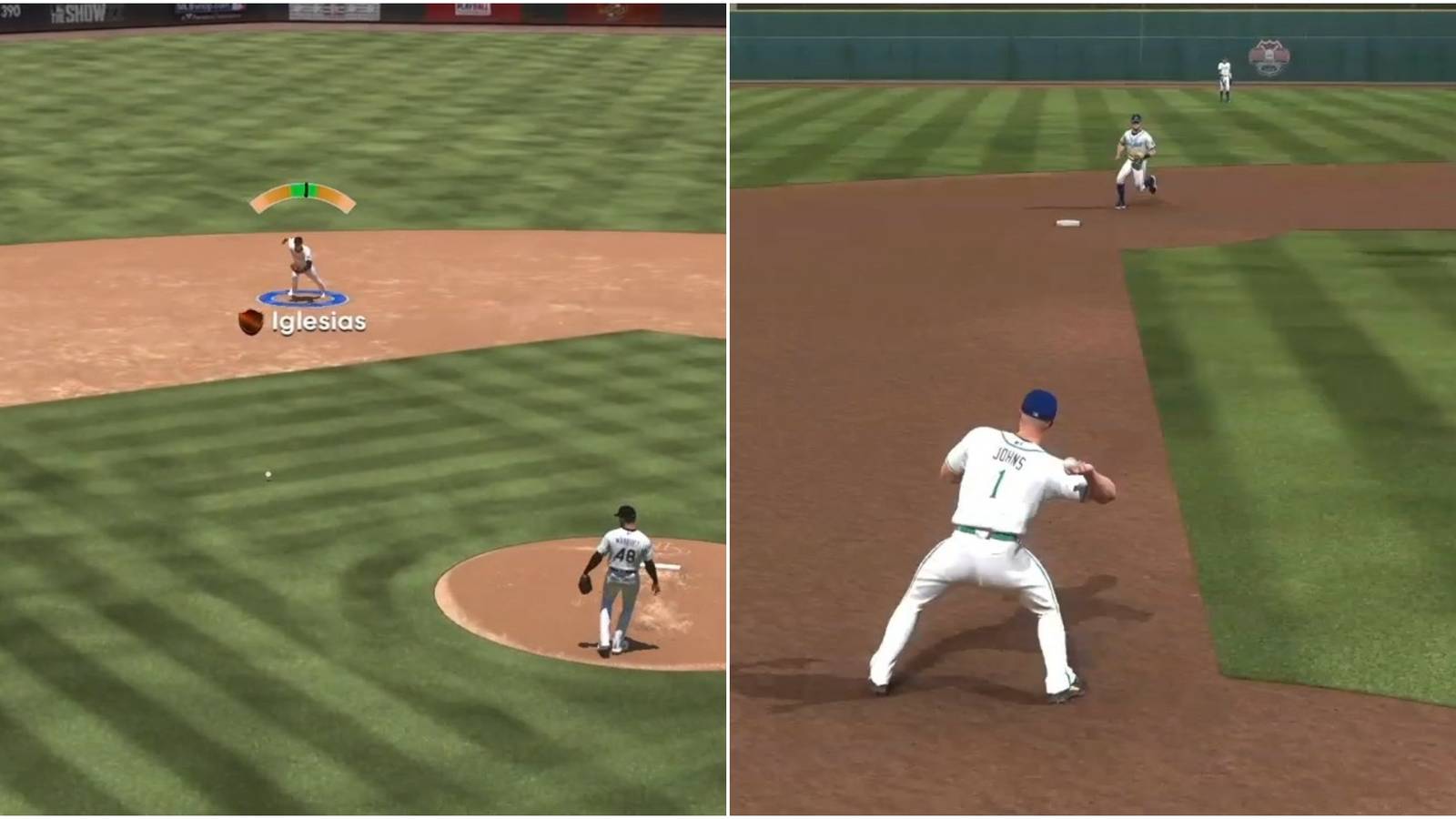 MLB The Show 22 Throwing Settings Guide Collage