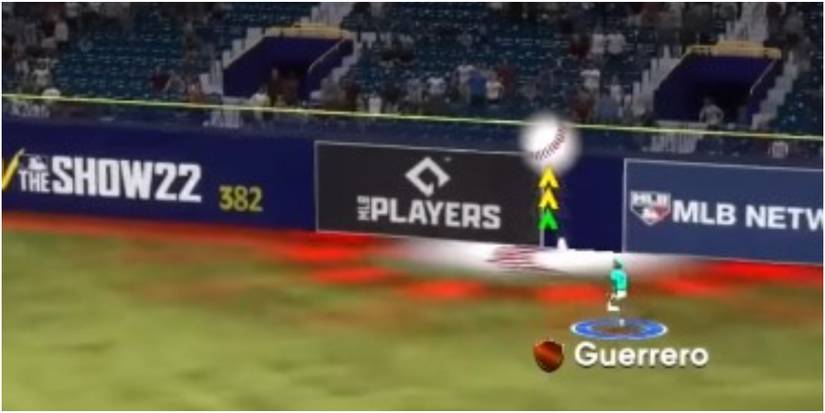 MLB The Show 22 Tracking A Ball Off Of The Fence