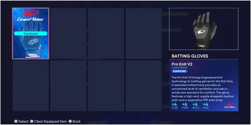 MLB The Show 22 Using Batting Gloves With Contact And Power