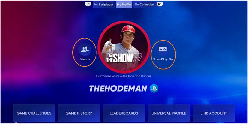 MLB The Show 22 Where To Add Friends And Enable Cross Play