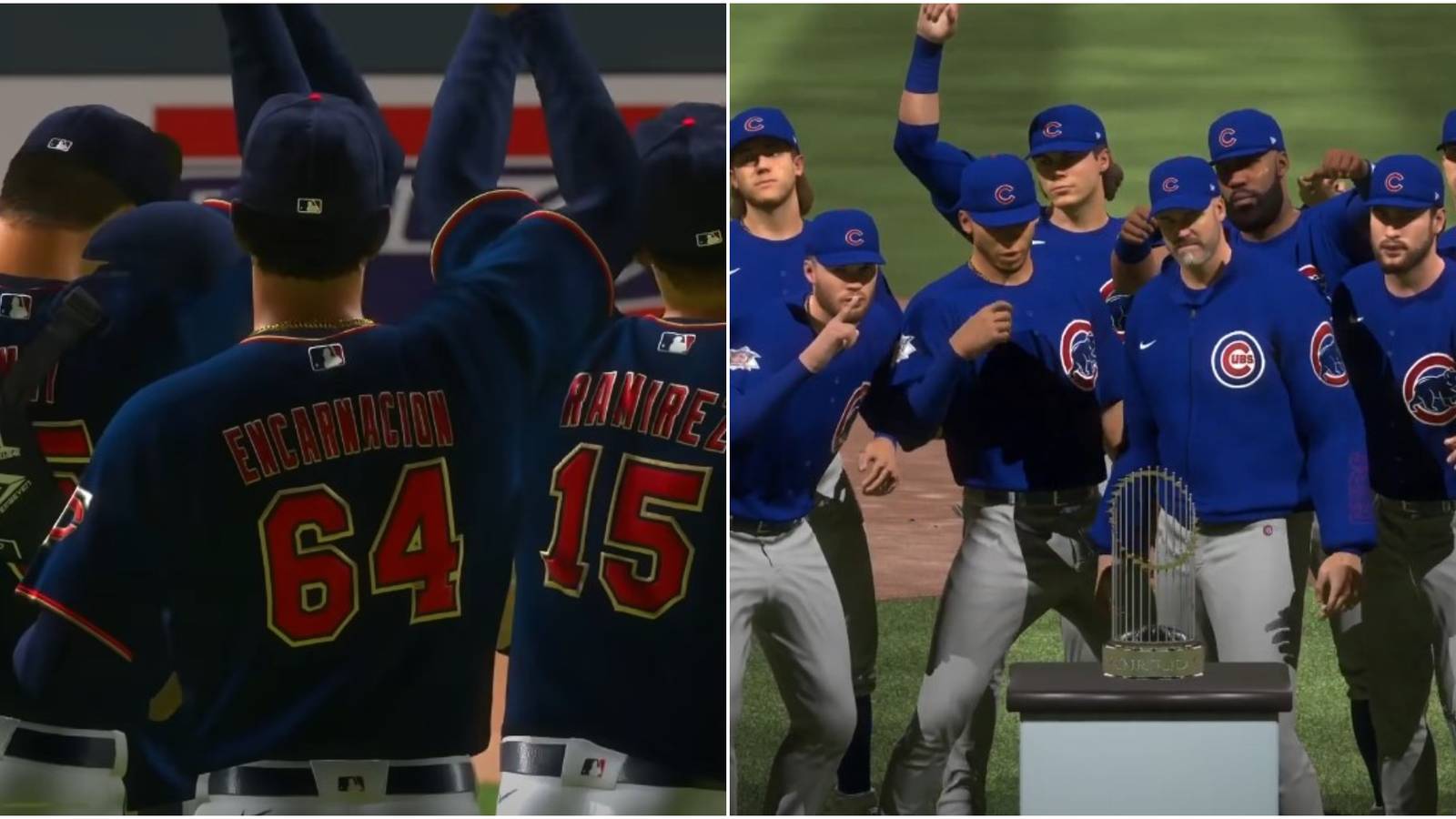 MLB The Show 22 Win The World Series Collage