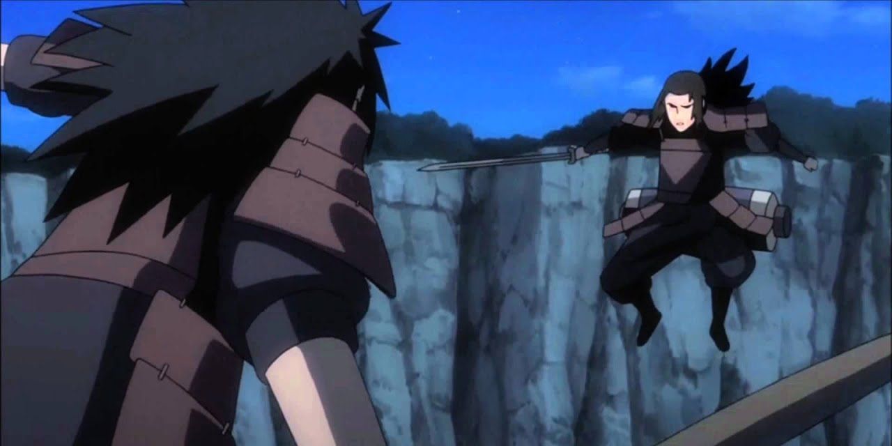 uchiha madara vs hokage 4