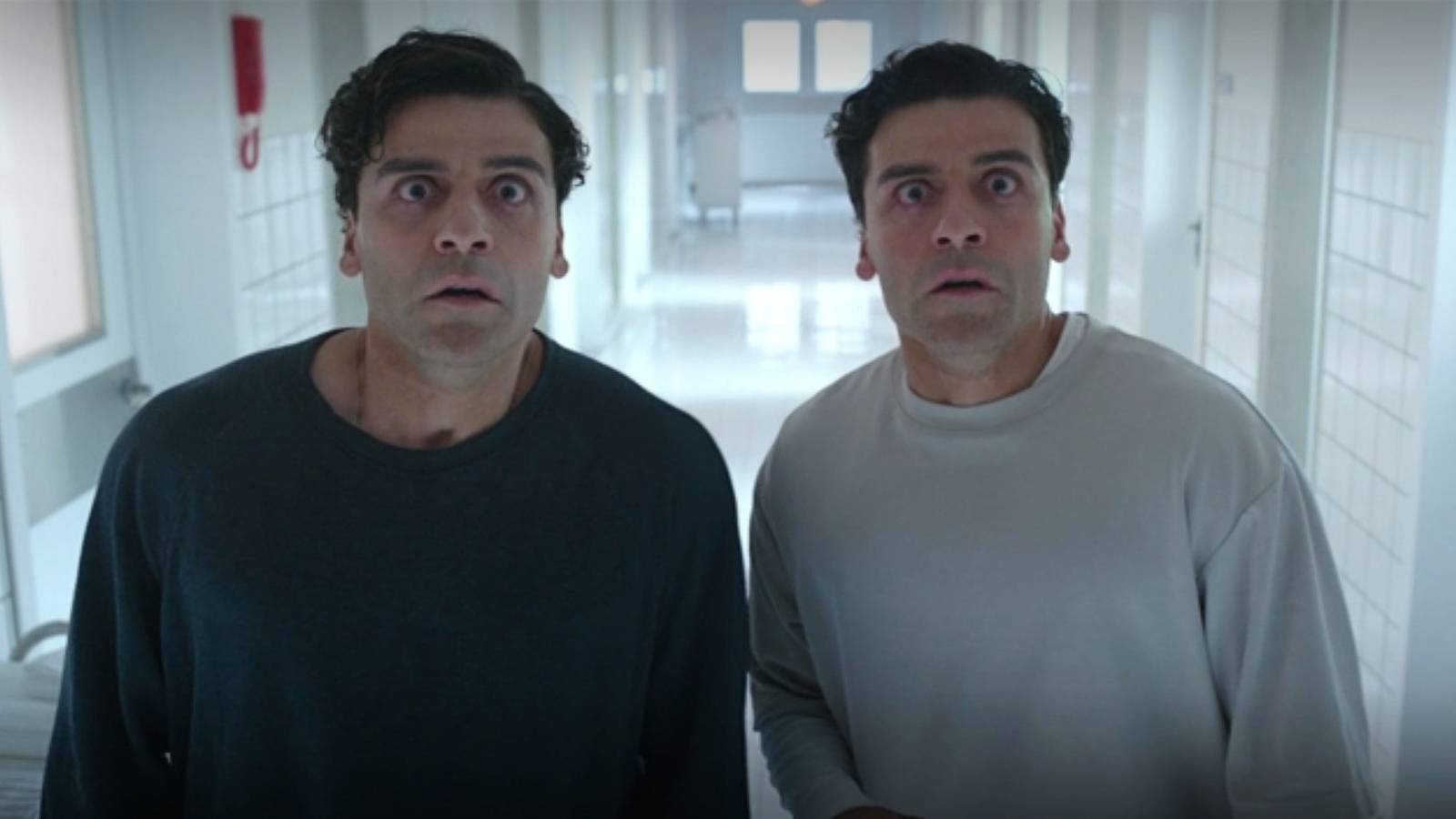 Oscar Isaac Steven and Marc in Asylum Moon Knight