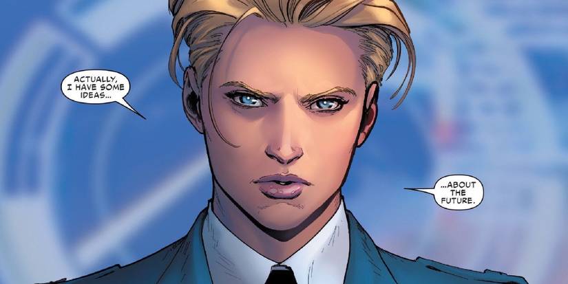 Carol Danvers in her military attire from the comics, with some ideas about the future