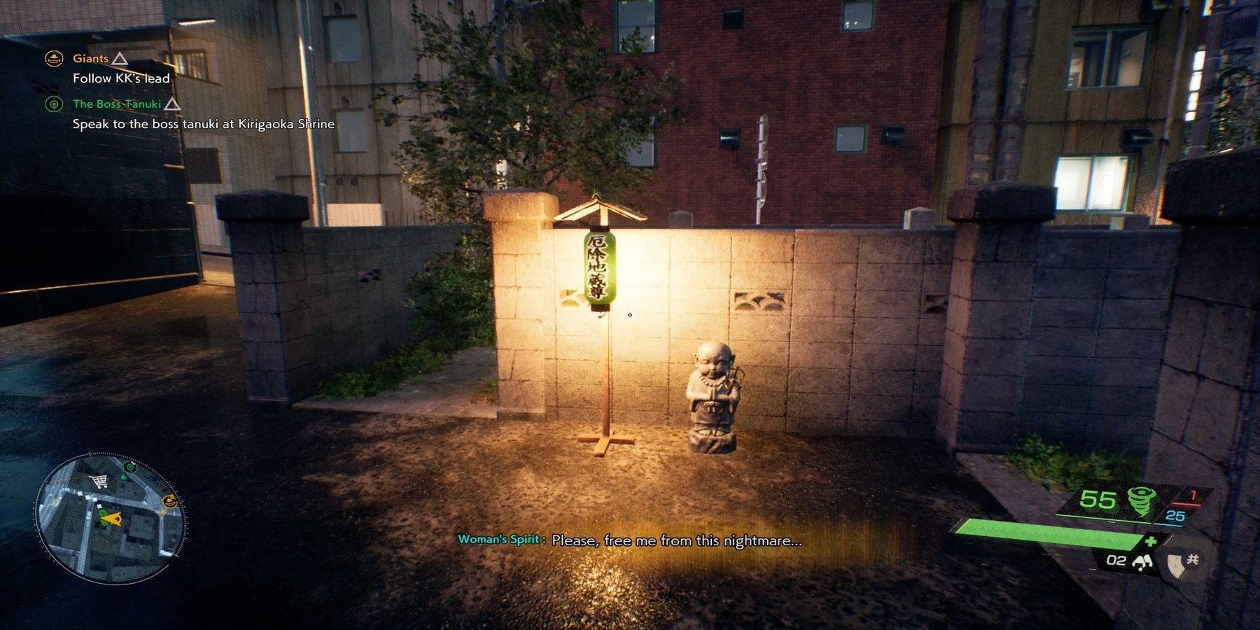 Ghostwire Tokyo Matsumi Wind Jizo Statue Two