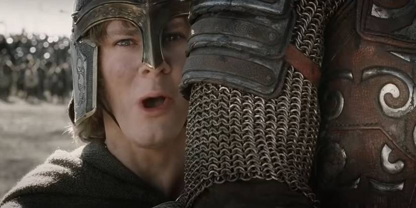 Merry cries out for Frodo