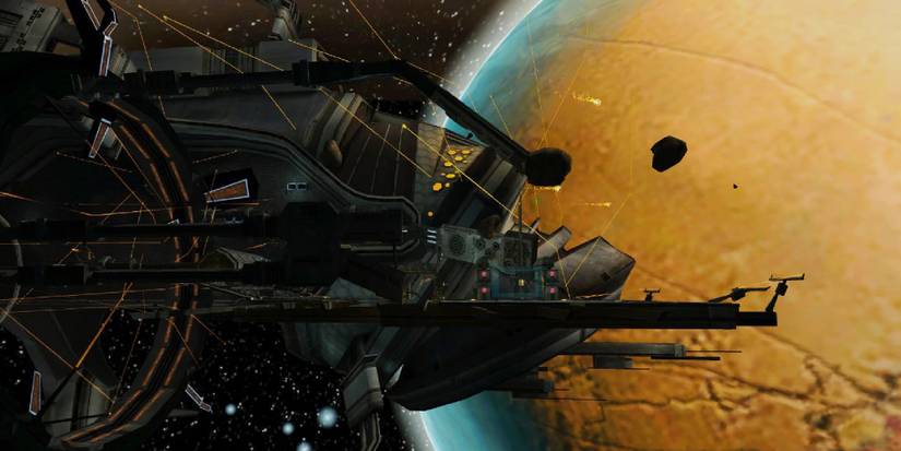 Frigate Orpheon as it appears in Metroid Prime