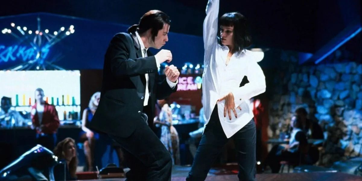 Mia Wallace dancing with Vincent Pulp Fiction