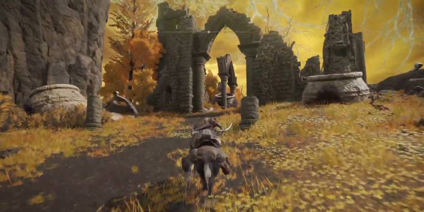 Entrance Of The Minor Erdtree Church 