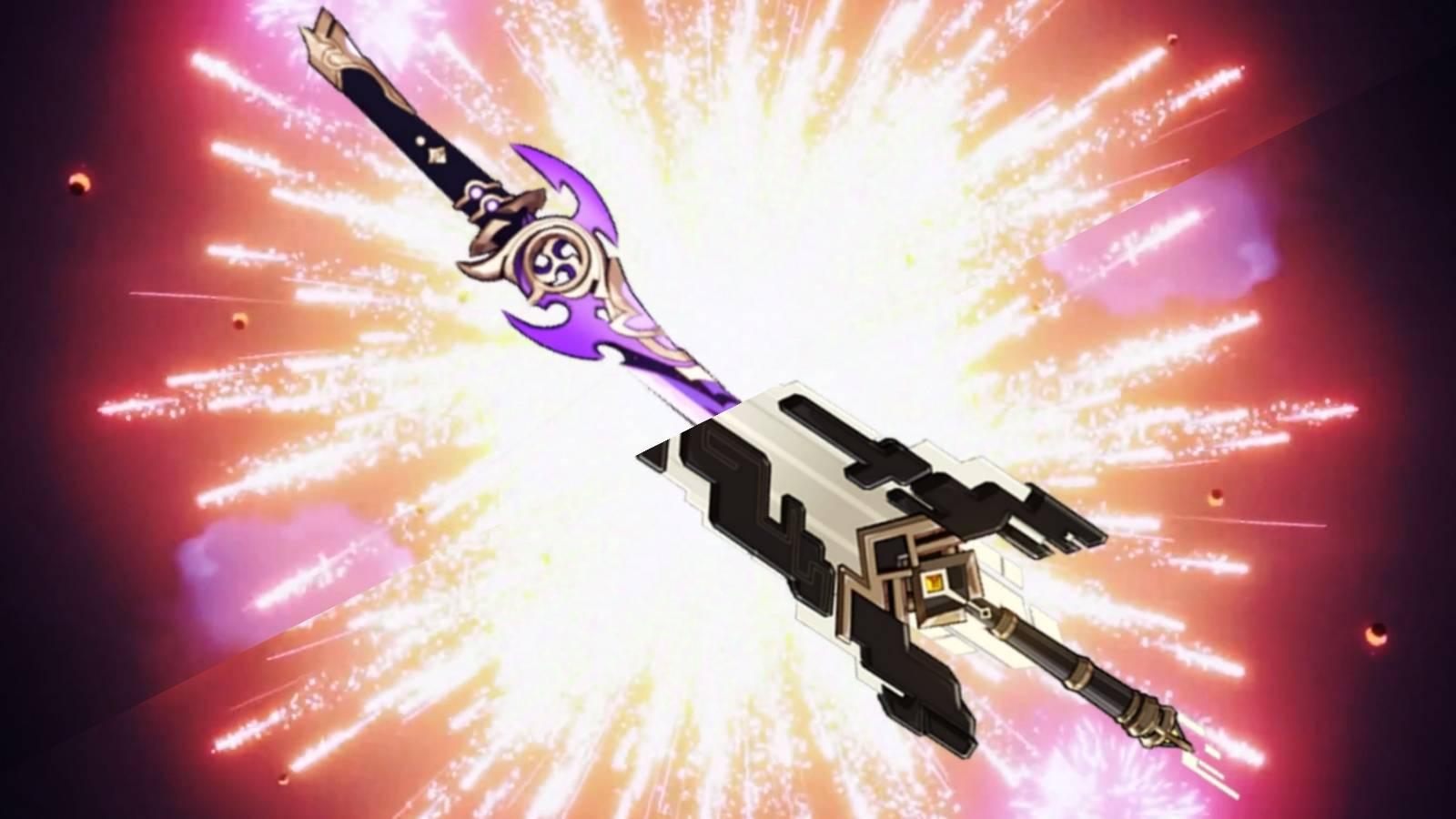 Mistsplitter Reforged and The Unforged in Genshin Impact