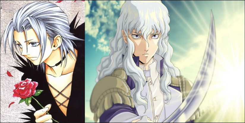 Griffith from Berserk and Creed Diskenth from Yabuki's Black Cat
