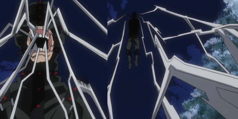 My Hero Academia Moonfish of the Vanguard Action Squad uses Blade Tooth 