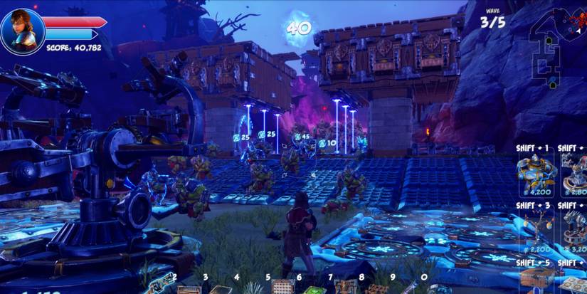 Orcs Must Die 3 - Fighting at night