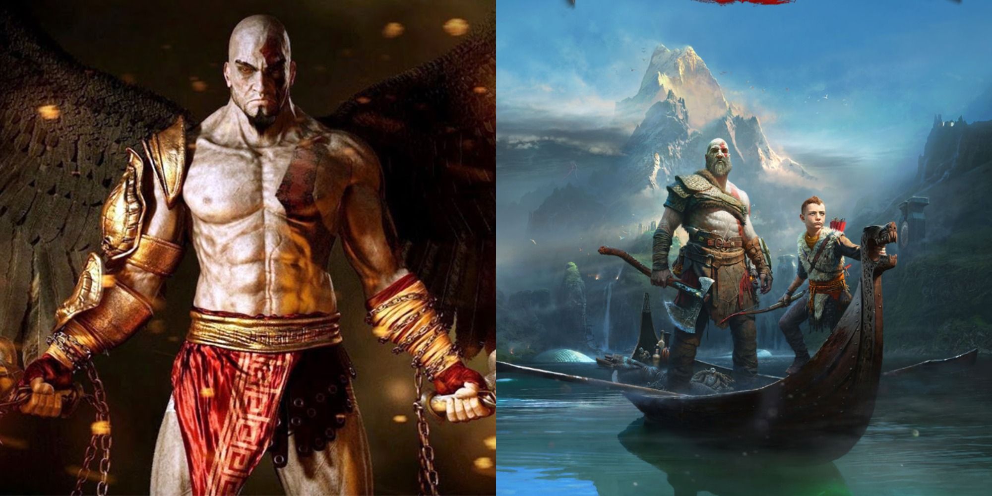 Other Characters Voiced by Kratos' Voice Actor God of War 3 Remastered and God of War 2018 Split Featured
