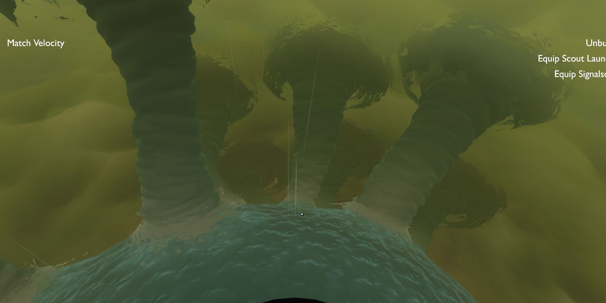 Outer Wilds Game Footage Travelling Through Ocean World