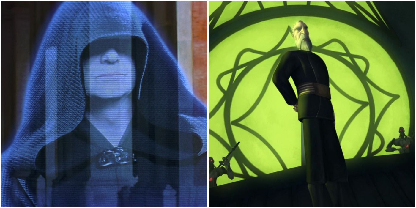 Sidious in Star Wars: The Phantom Menace and Dooku in The Clone Wars