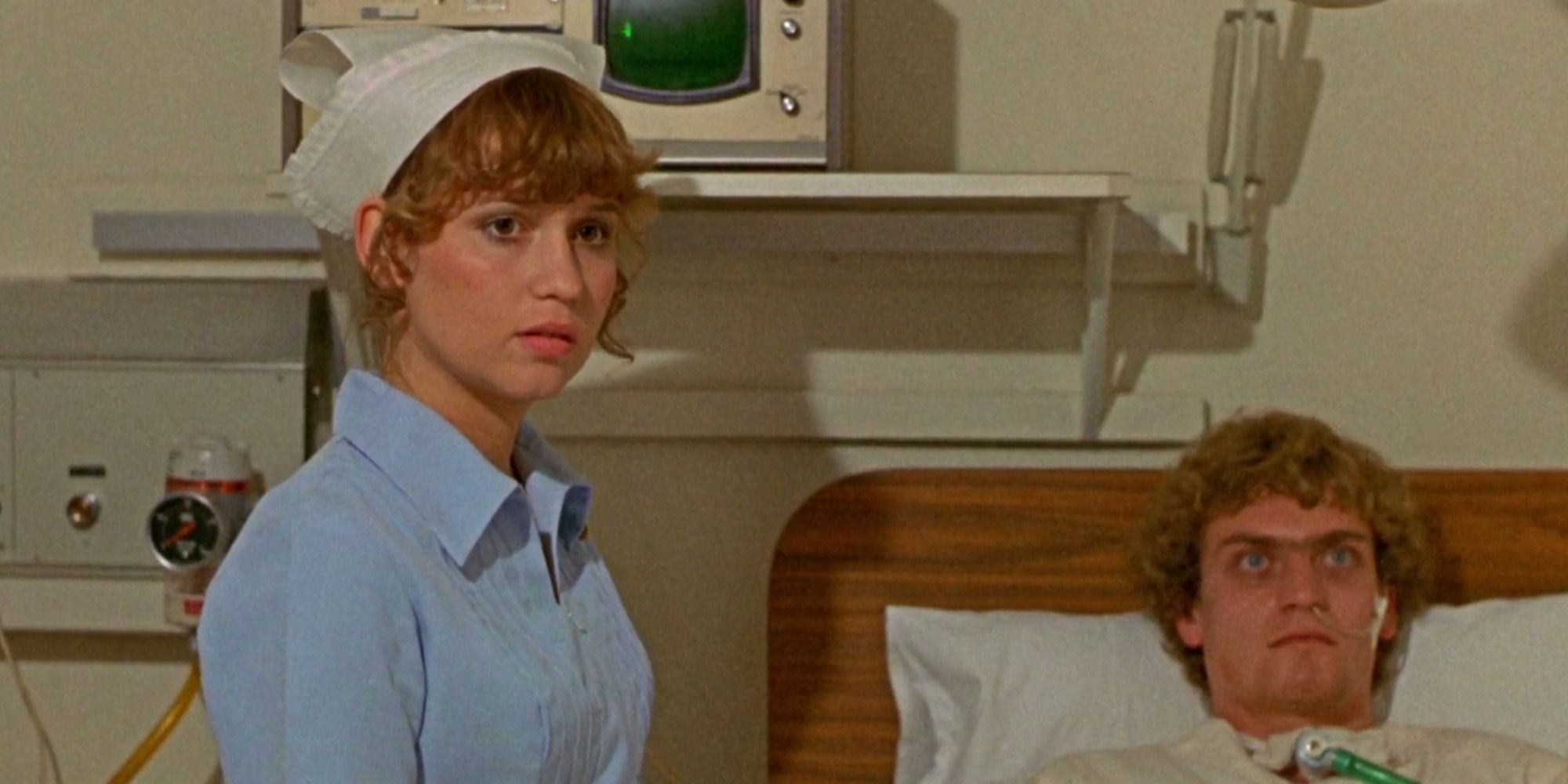 Patrick (1978) scene with nurse by his bedside