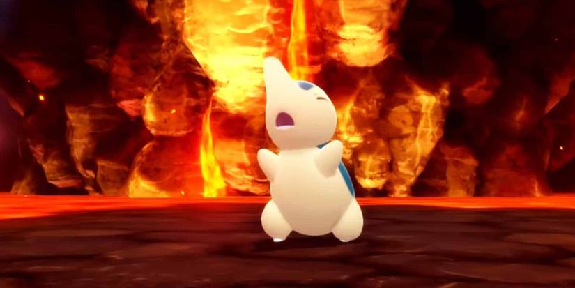 Pokemon Brilliant Diamond and Shining Pearl Cyndaquil