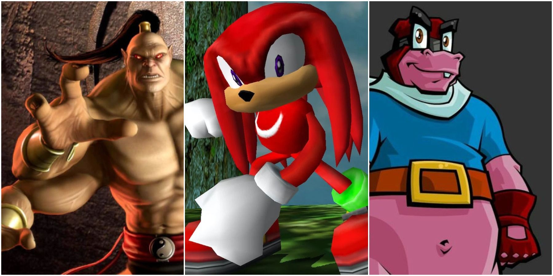 left to right: Goro, Knuckles, Murray