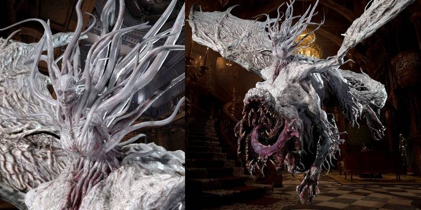 Resident Evil 8 Village Lady Dimitrescu Final Form Close Up