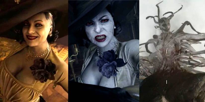 Resident Evil 8 Village Lady Dimitrescu Transformation