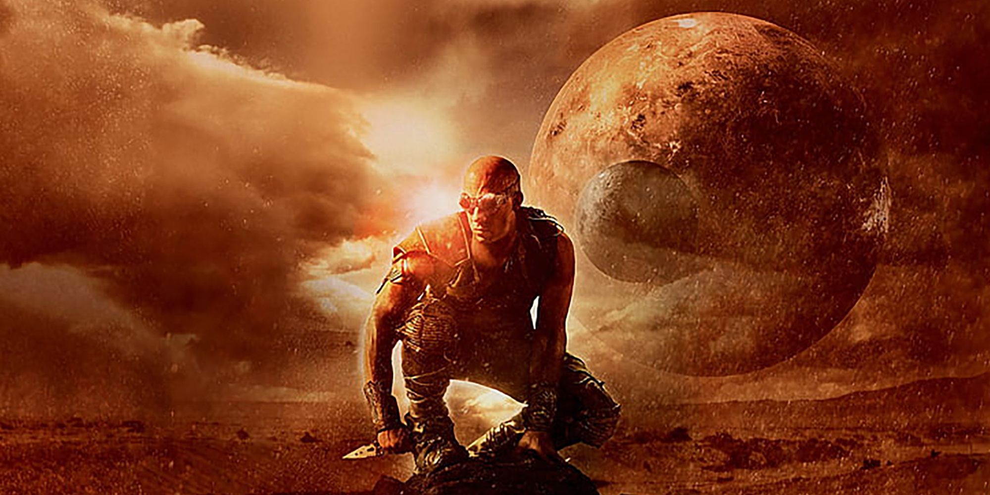 Vin Diesel starring as Riddick