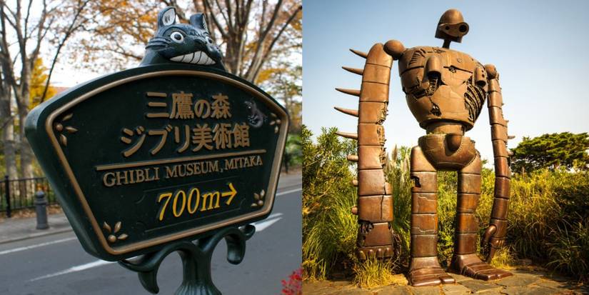 Robot Soldier, Mitaka City split image