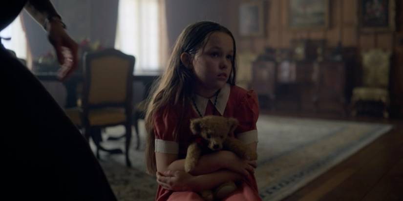 Ruby Shelby with her toy