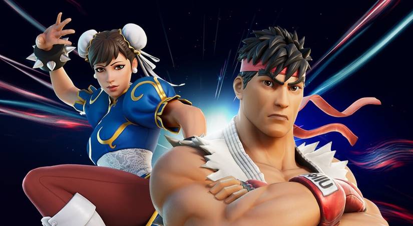 Ryu and Chun Li Fortnite