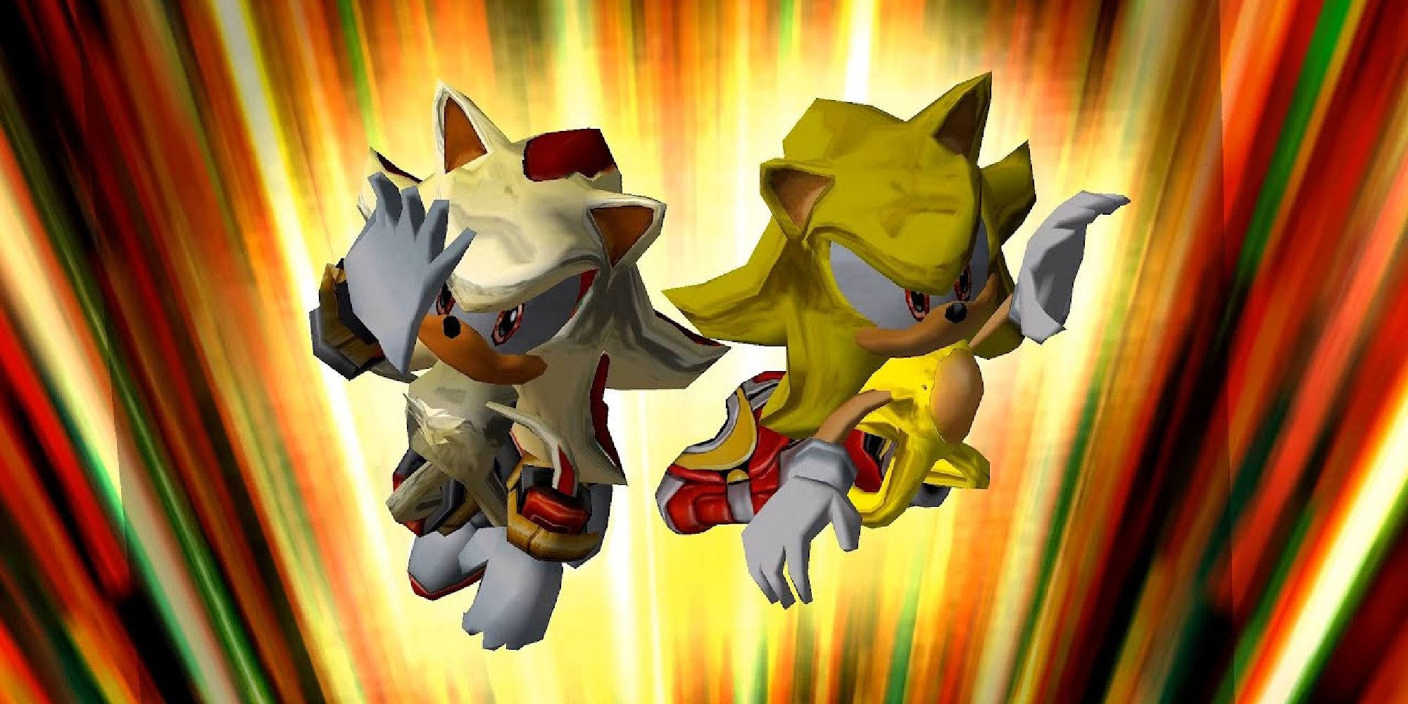 Shadow and Sonic team up as Super Shadow and Super Sonic in SA2