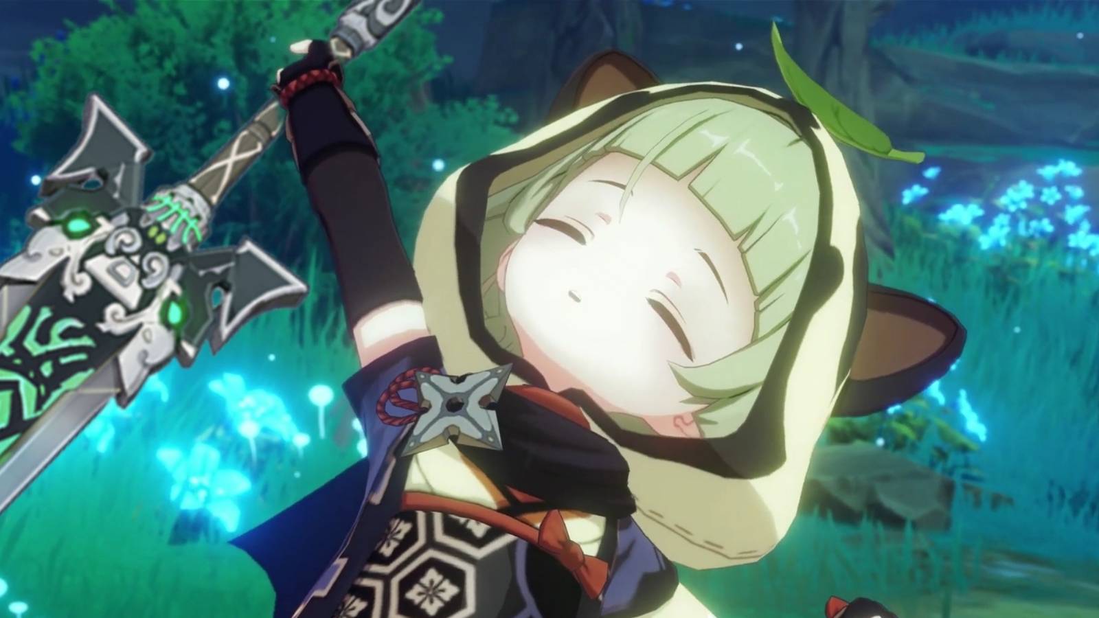 Sayu's best weapons in Genshin Impact