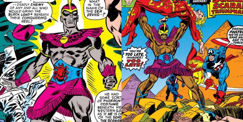 Scarlet Scarab AKA Abdul Faoul in Marvel Comics