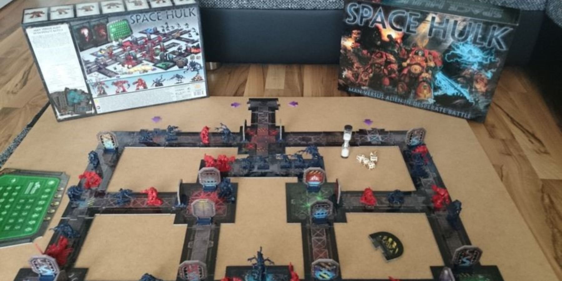 Sci-Fi horror tabletop games Space Hulk gameplay