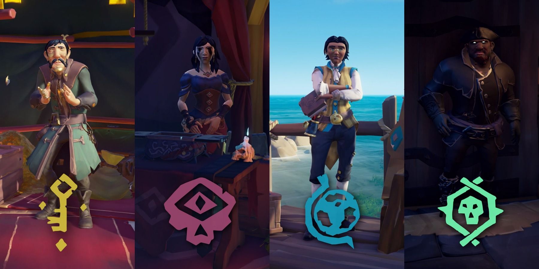 Sea of Thieves Emissary Flag people to talk to