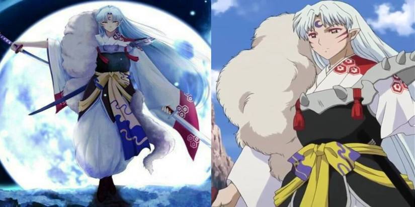 Sesshomaru split image, Inuyasha