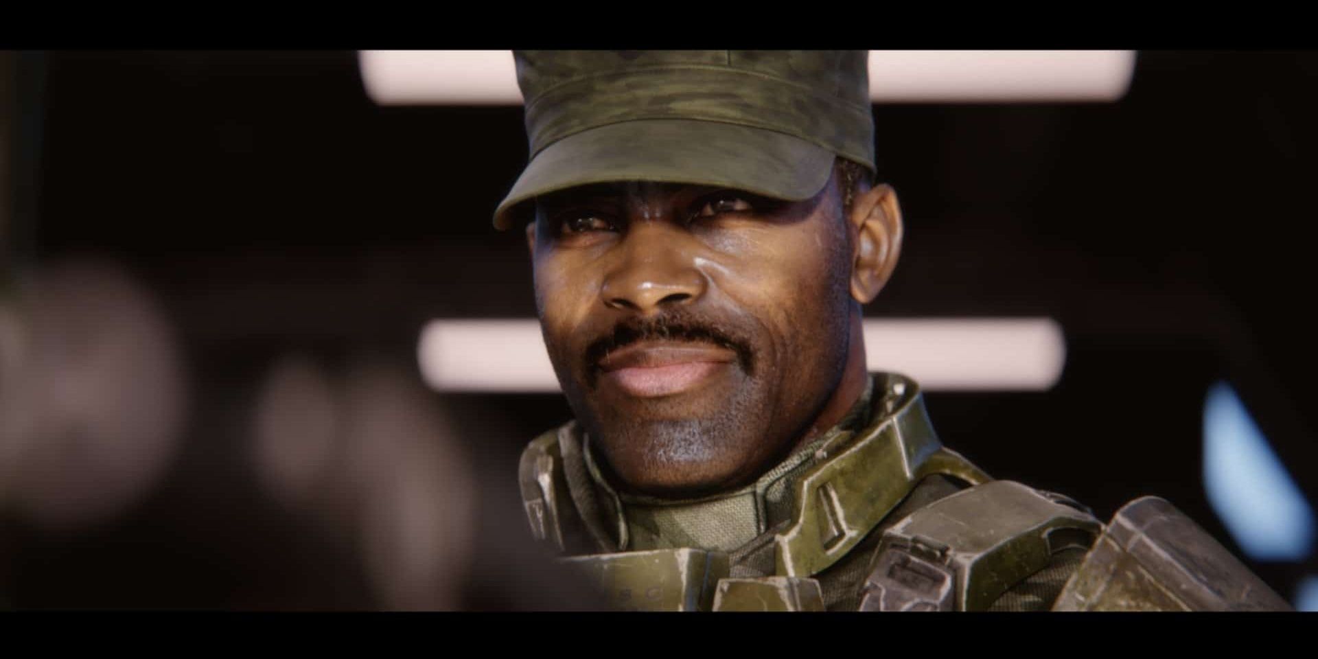 Sergeant Avery Johnson from Halo 2 Anniversary 